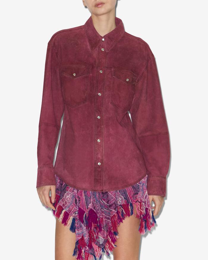 Isabel Marant CHEMISE DANISIA Femme Framboise