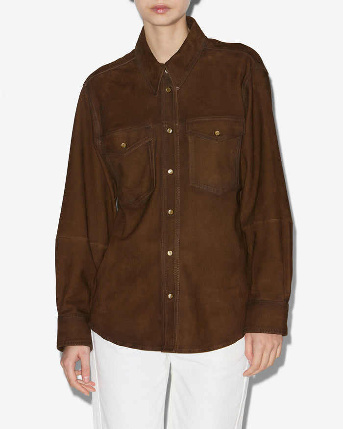 Isabel Marant CHEMISE DANISIA Femme Marron
