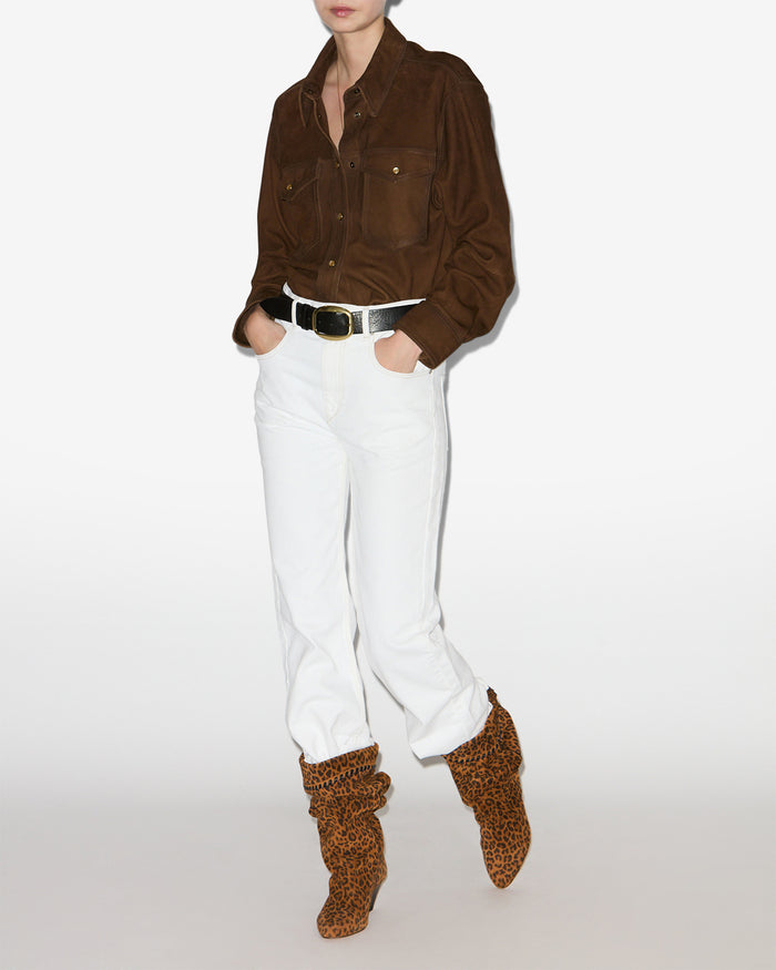 isabel marant CHEMISE DANISIA Femme marron