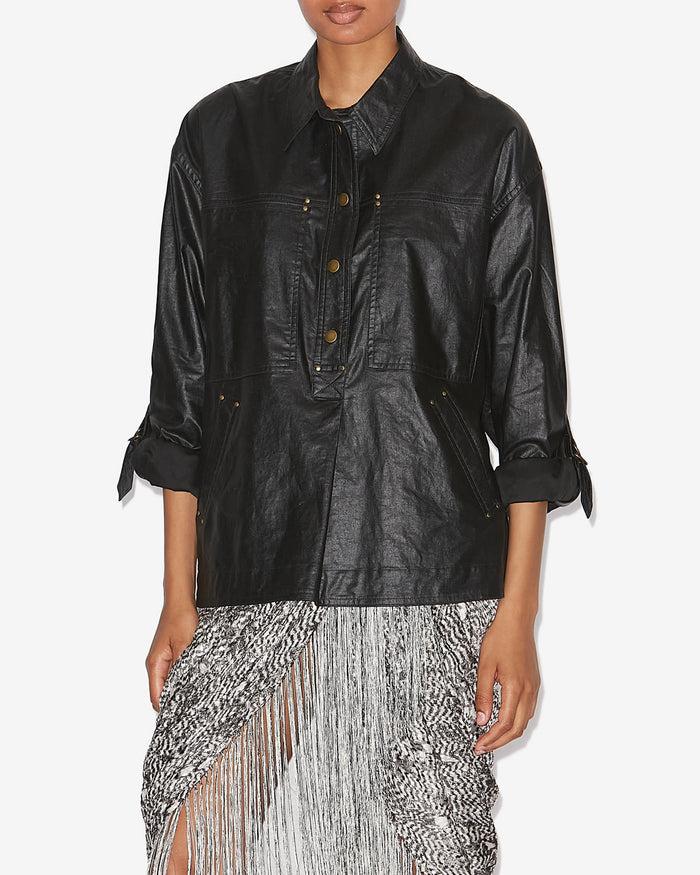 Isabel Marant CHEMISE FLORIDA Femme Noir