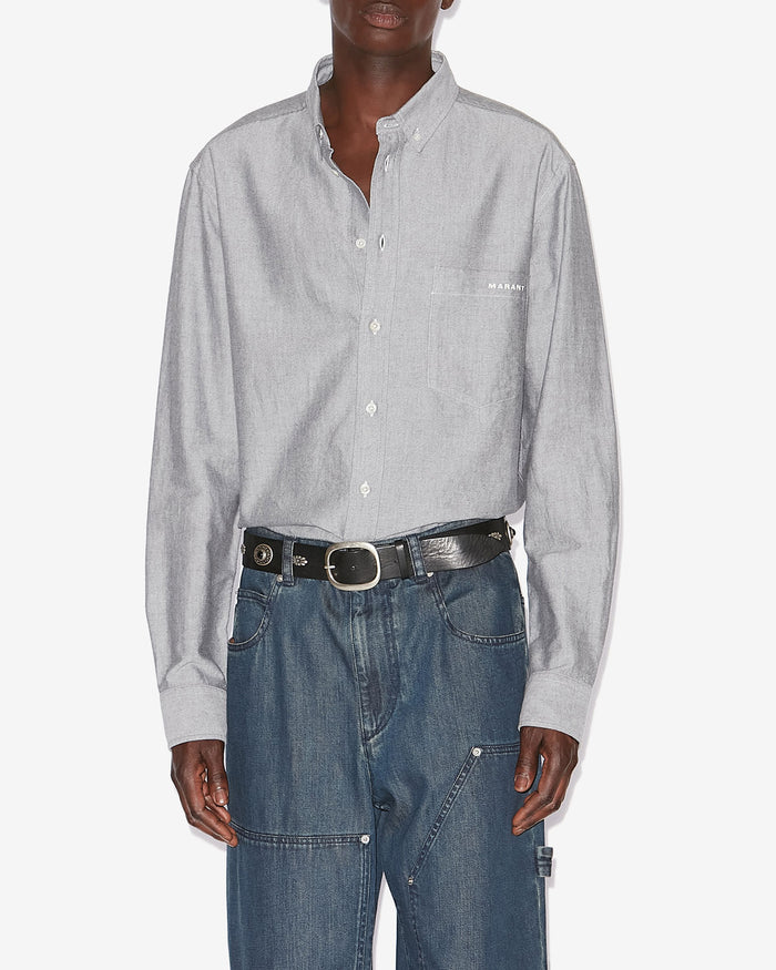 Isabel Marant CHEMISE JASOLO Homme Anthracite