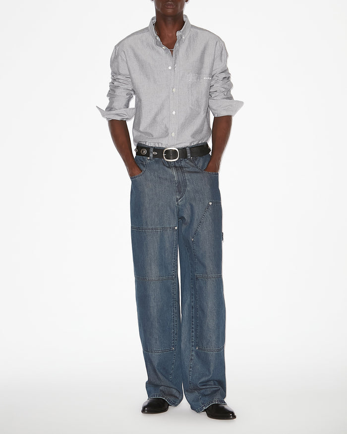 isabel marant CHEMISE JASOLO Homme anthracite