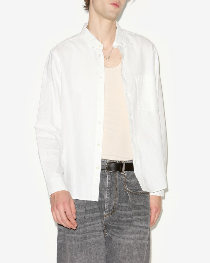 Isabel Marant Chemise Jasolo Homme Blanc