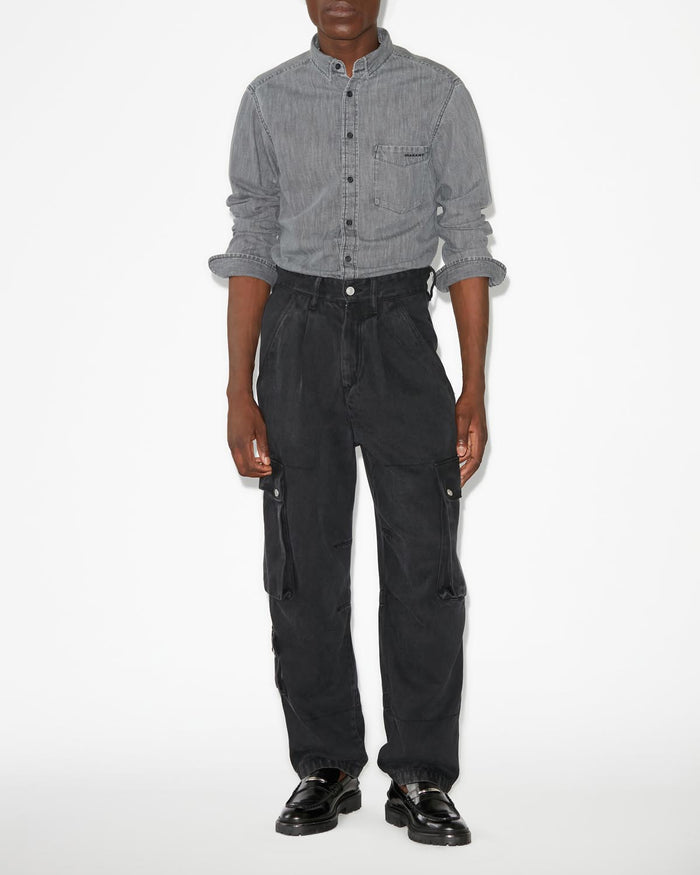 isabel marant Chemise Lako Homme gris foncé