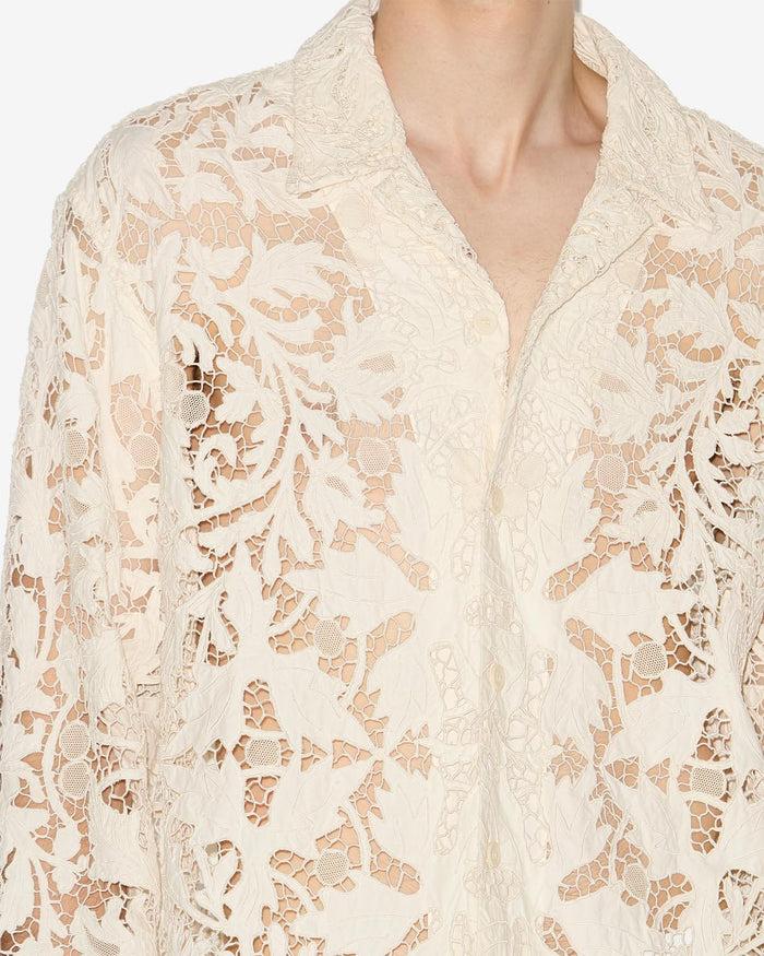 Isabel Marant Chemise Orfeo Homme écru