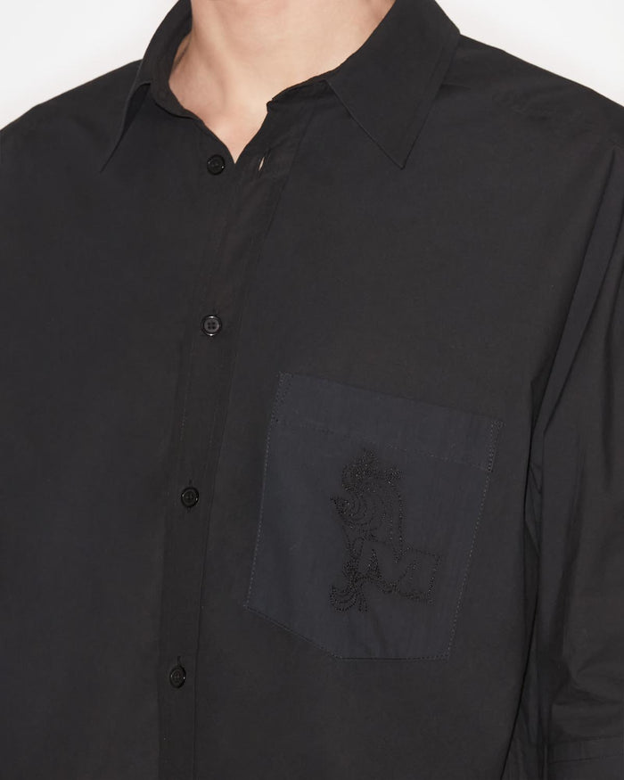 Isabel Marant Chemise Piero Homme Noir Délavé