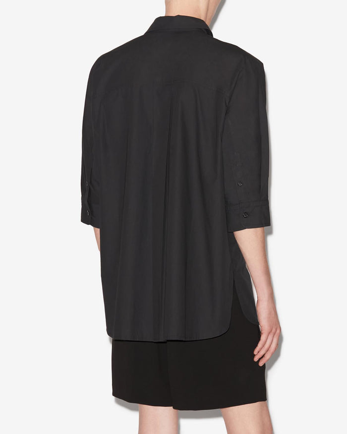 Isabel Marant Chemise Piero Homme Noir Délavé