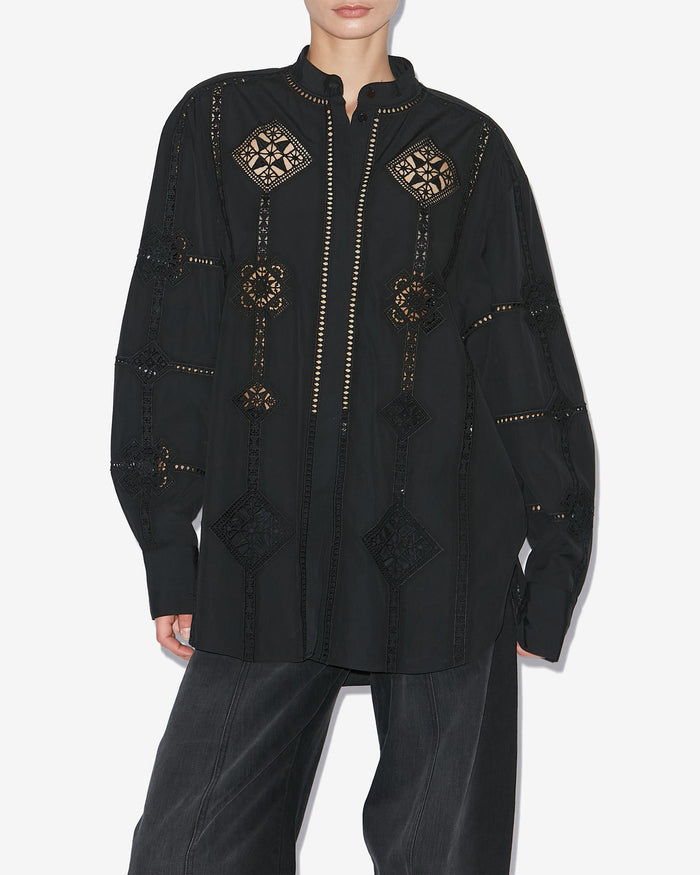 Isabel Marant CHEMISE SOELINE Femme Noir