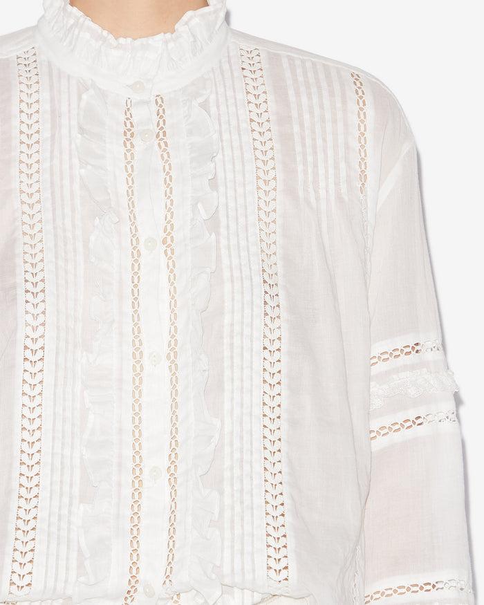 Isabel Marant CHEMISE VALDA Femme Blanc