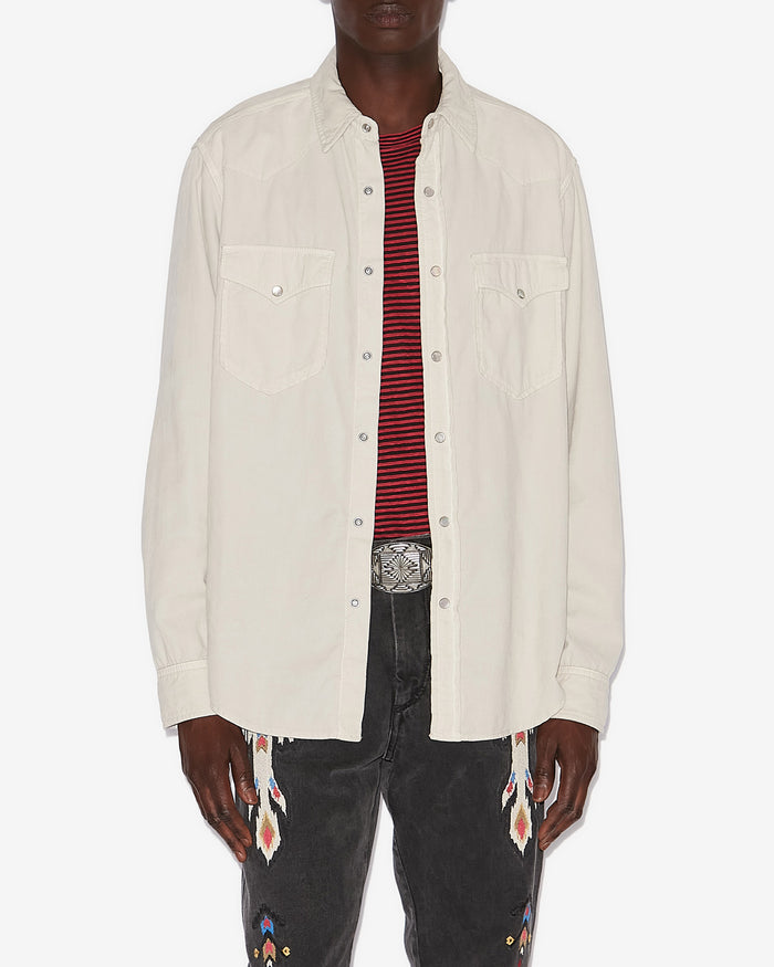 Isabel Marant CHEMISE VASCO Homme écru