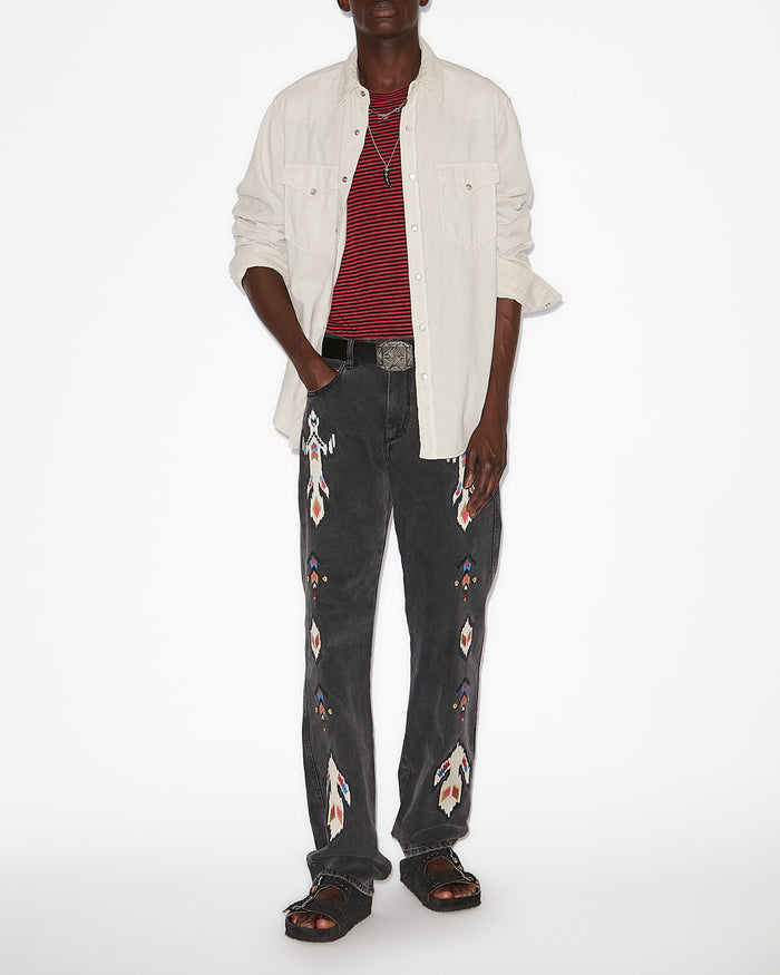 isabel marant CHEMISE VASCO Homme écru