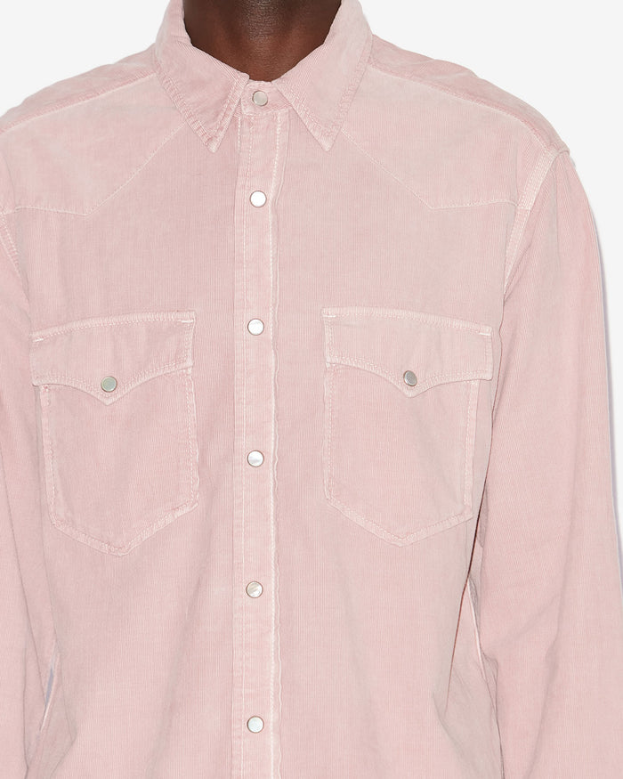 Isabel Marant CHEMISE VASCO Homme Rose Doux