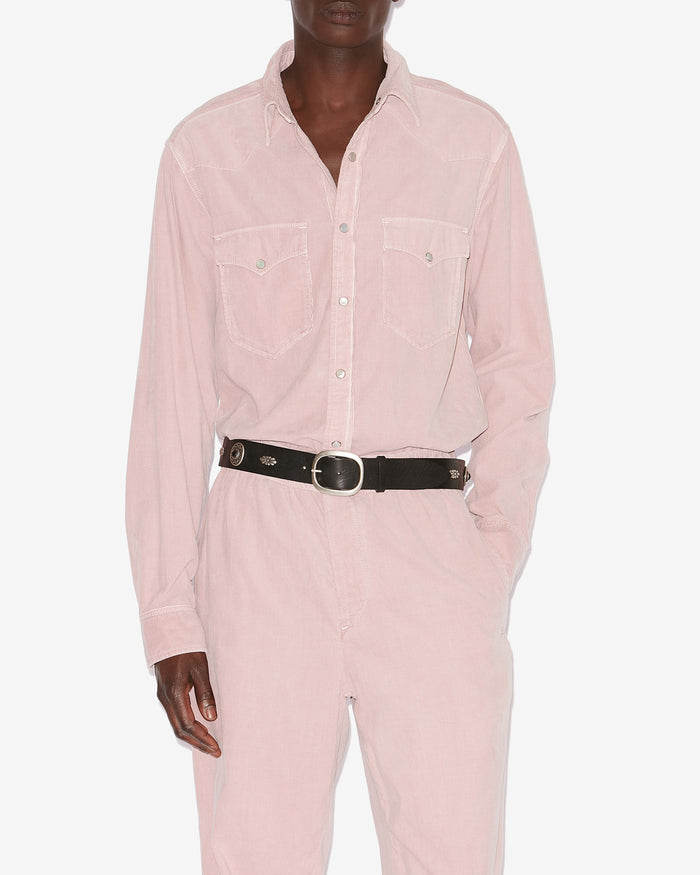 Isabel Marant CHEMISE VASCO Homme Rose Doux