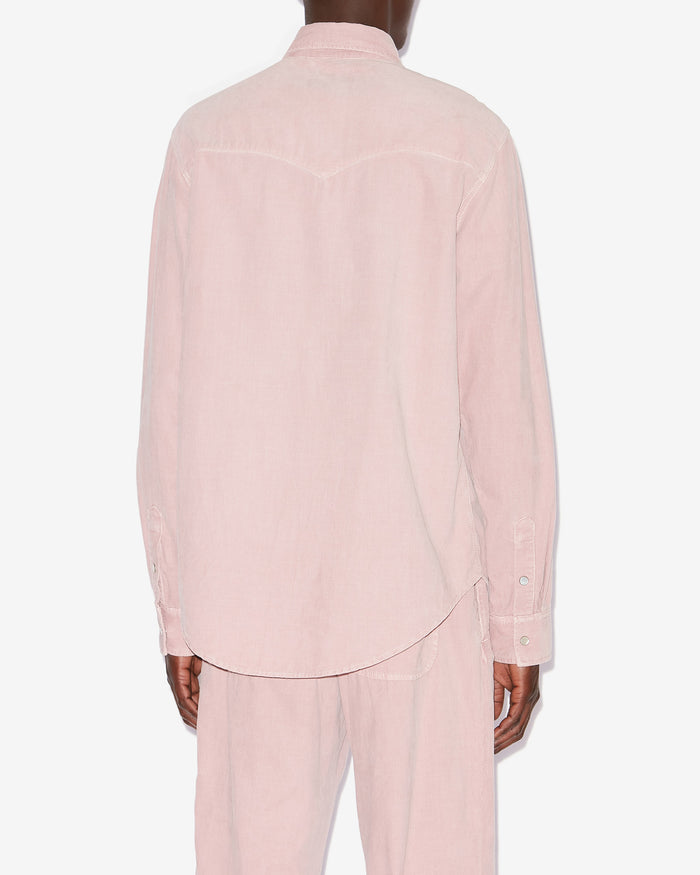 Isabel Marant CHEMISE VASCO Homme Rose Doux