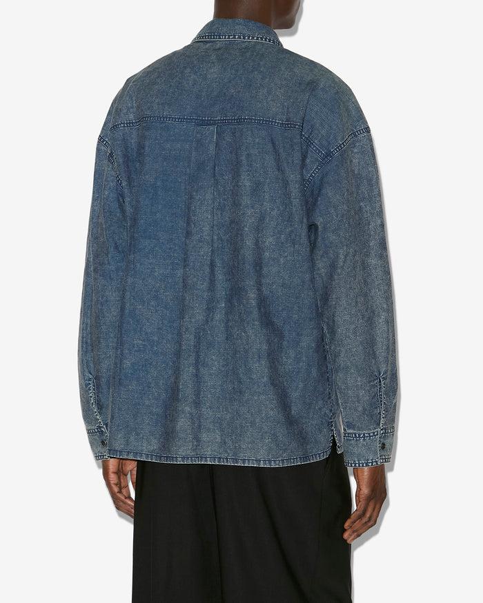 Isabel Marant CHEMISE VITTORE Homme Bleu