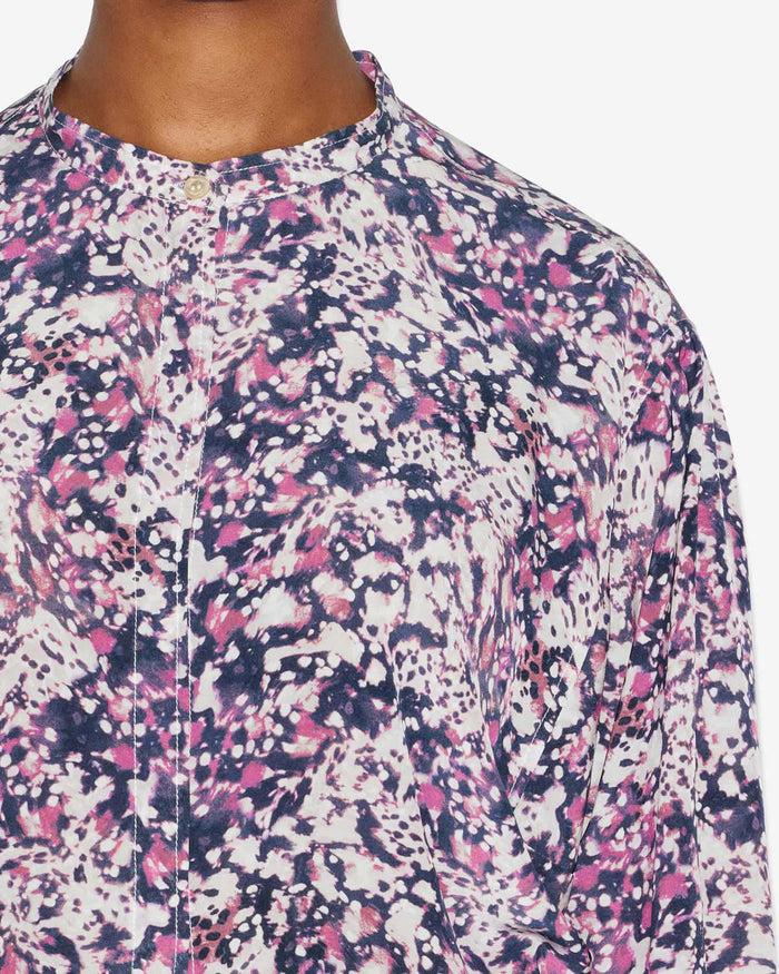 Isabel Marant Chemisier Catchell Femme écru-violet