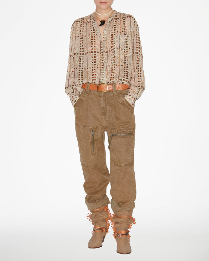 isabel marant CHEMISIER MEXIKA Femme écru