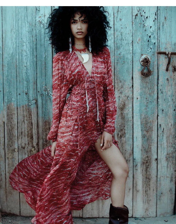 Isabel Marant Collier Ellen Femme écru-argenté