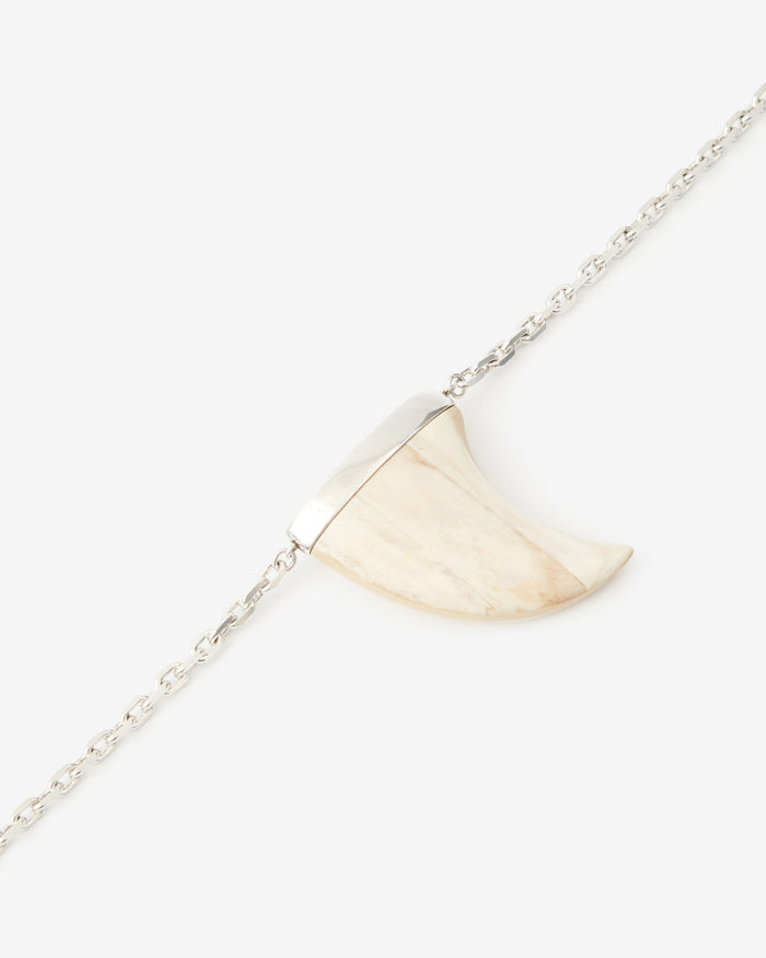 Isabel Marant Collier Ellen Femme écru-argenté