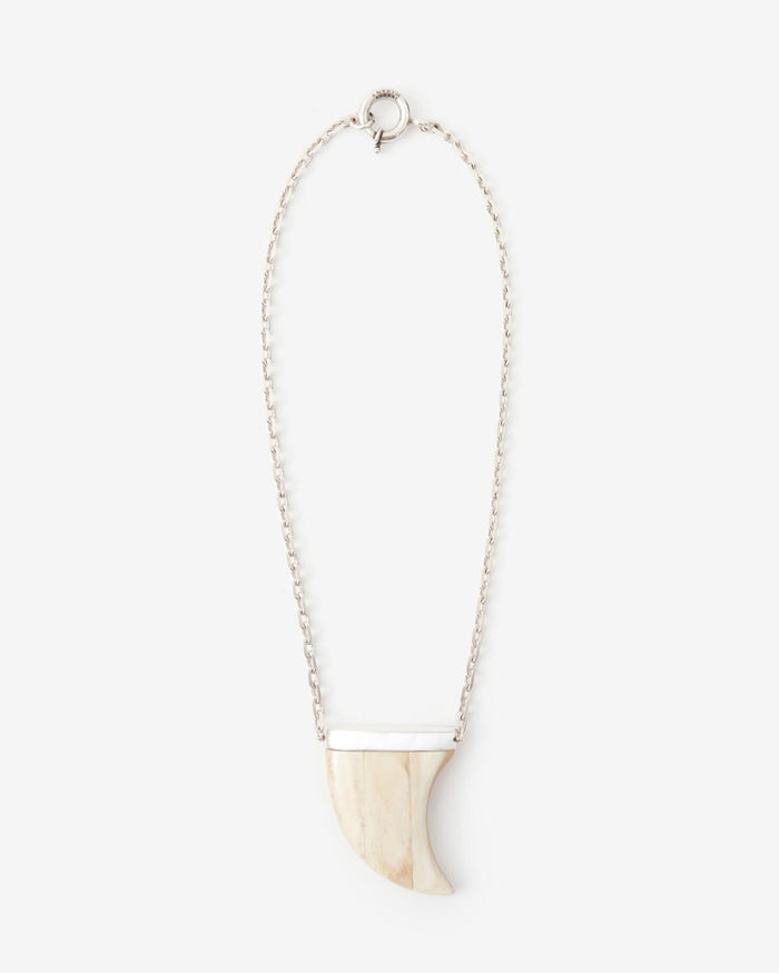 isabel marant Collier Ellen Femme écru-argenté