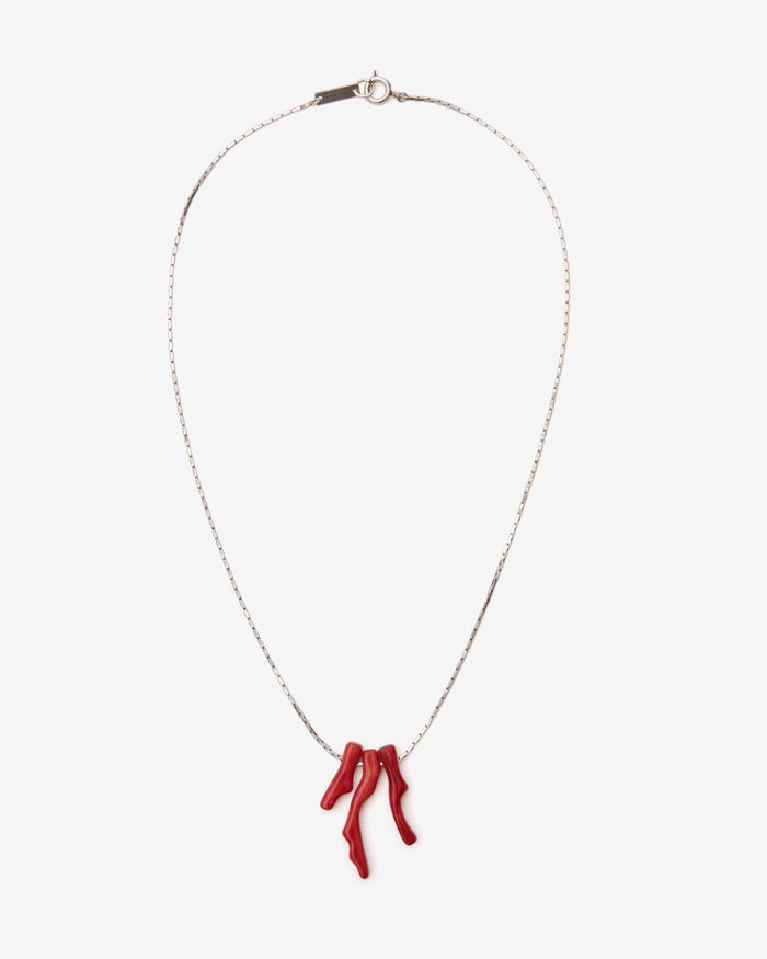 Isabel Marant COLLIER JOLAN Homme Rouge-argenté