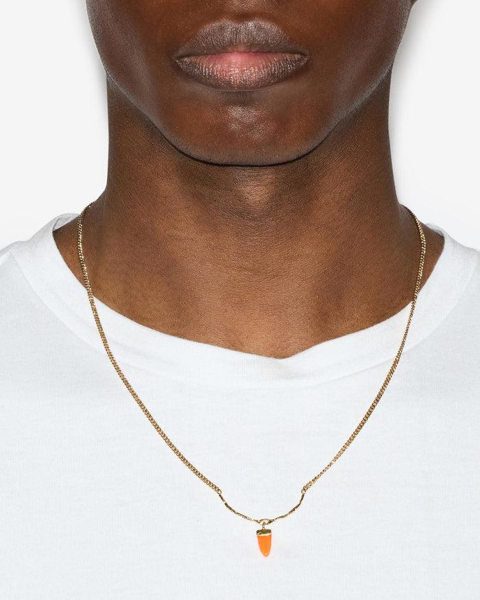Isabel Marant Collier Naya Homme Orange