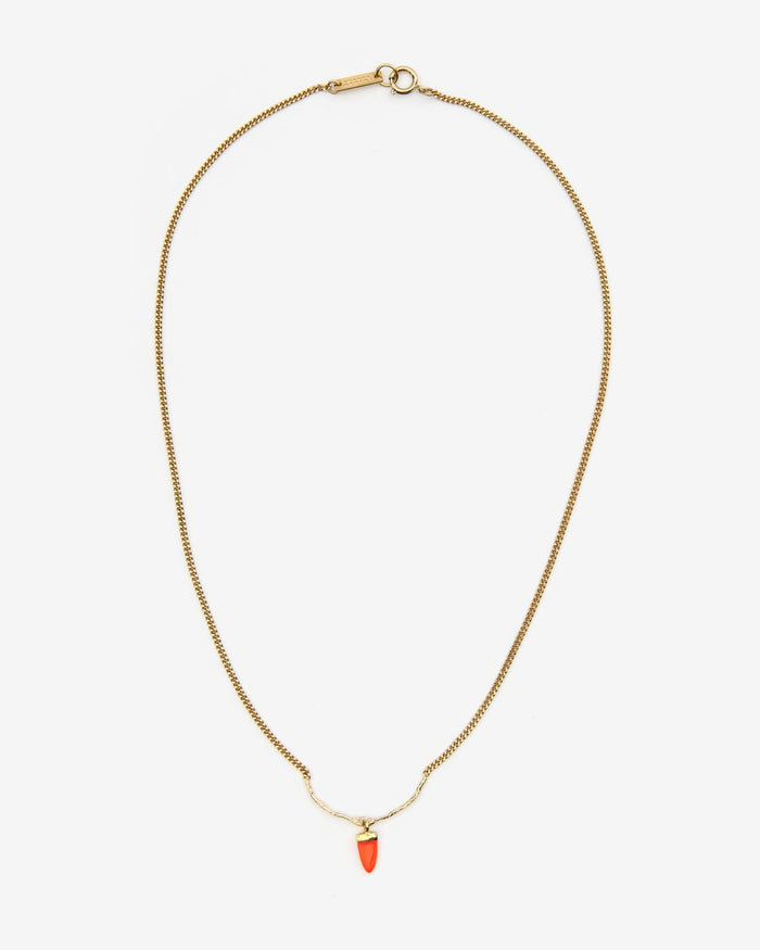 isabel marant Collier Naya Homme orange