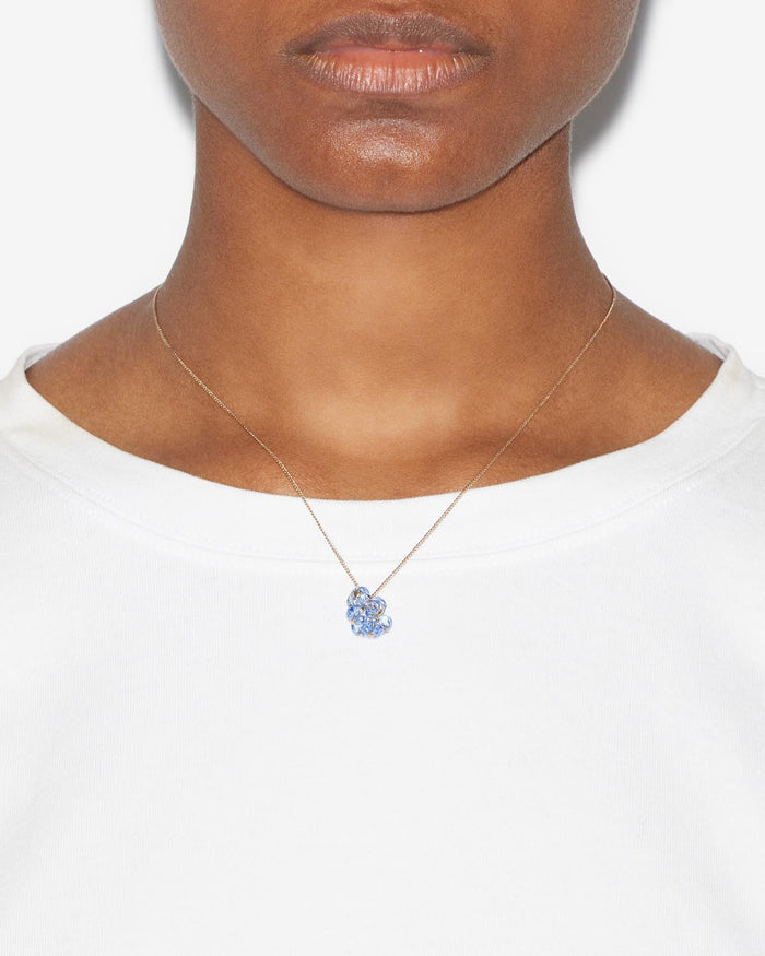 Isabel Marant Collier Polly Femme Bleu Ciel