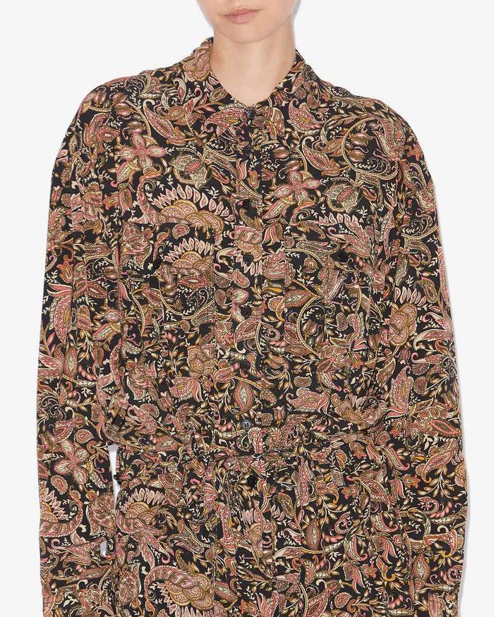 Isabel Marant COMBINAISON ZIYA Femme Noir-ocre