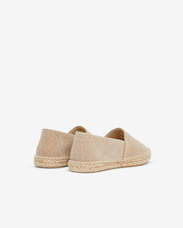 Isabel Marant Espadrilles À Logo Canae Femme Beige