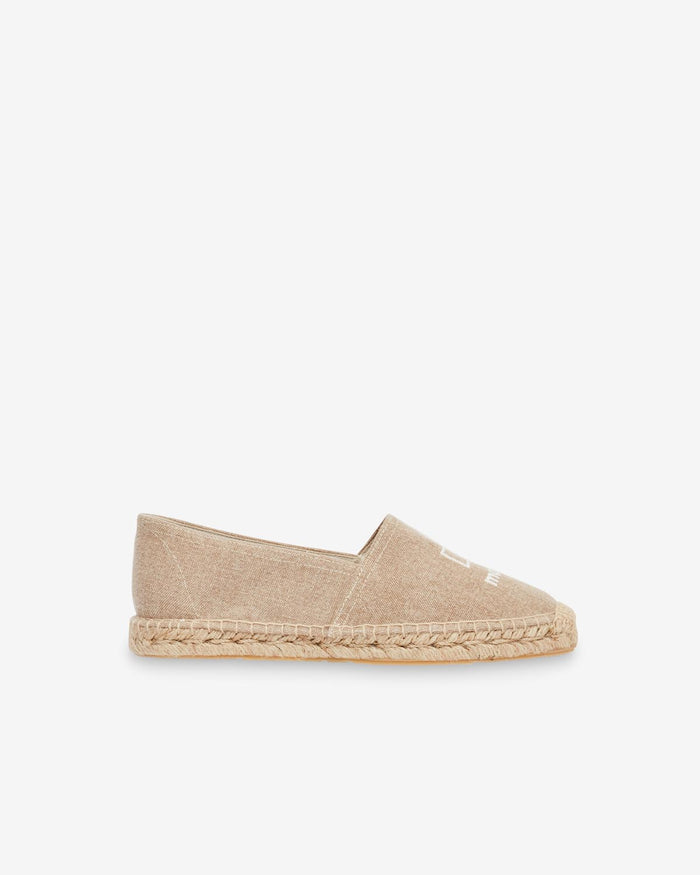 isabel marant Espadrilles À Logo Canae Femme beige