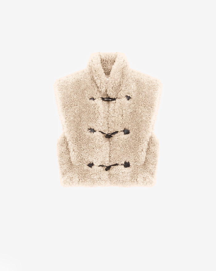 isabel marant GILET ALISA Femme écru