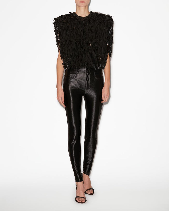 isabel marant Gilet Amelina Femme noir