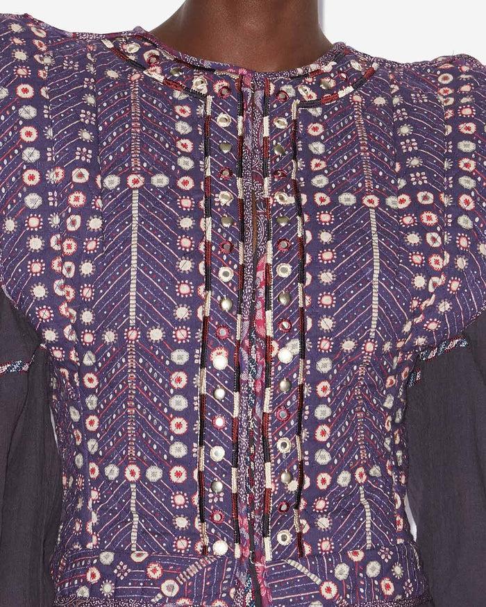 Isabel Marant GILET CERZA Femme Violet