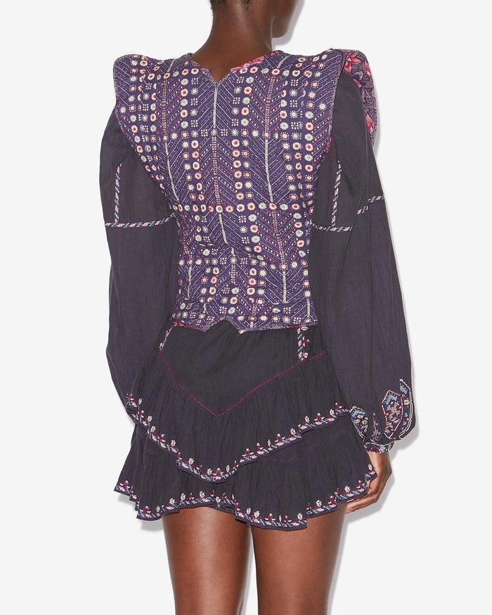 Isabel Marant GILET CERZA Femme Violet