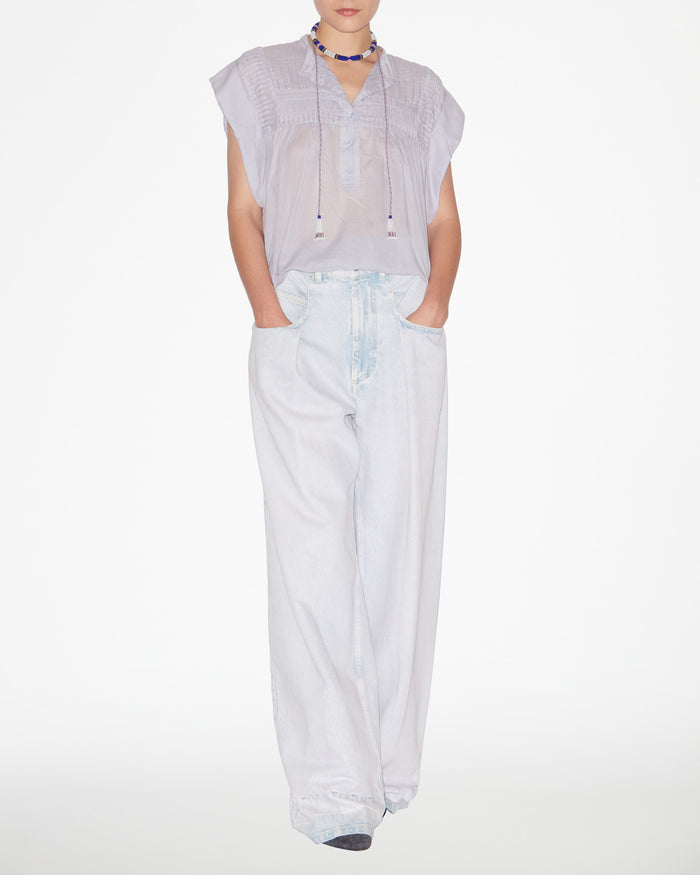 isabel marant HAUT LEAZA Femme Baby Lilac