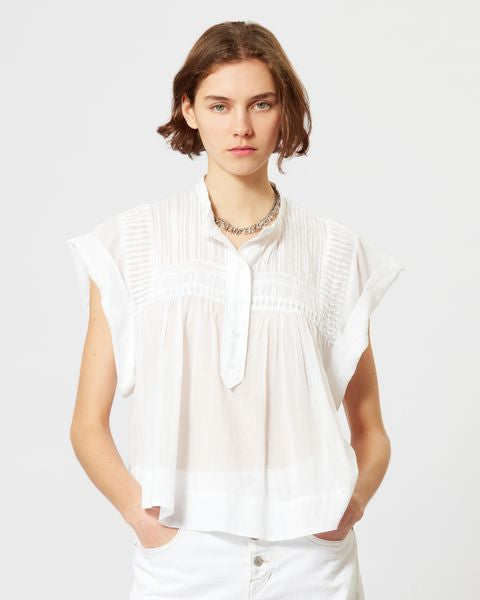 Isabel Marant Haut Leaza Femme Blanc