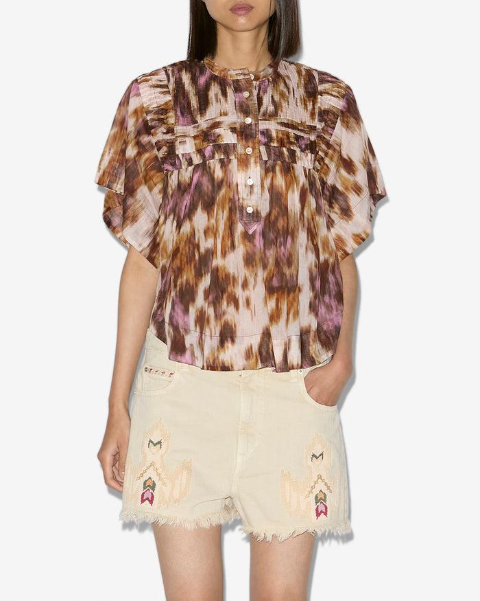 Isabel Marant HAUT LEAZA Femme écru-ocre