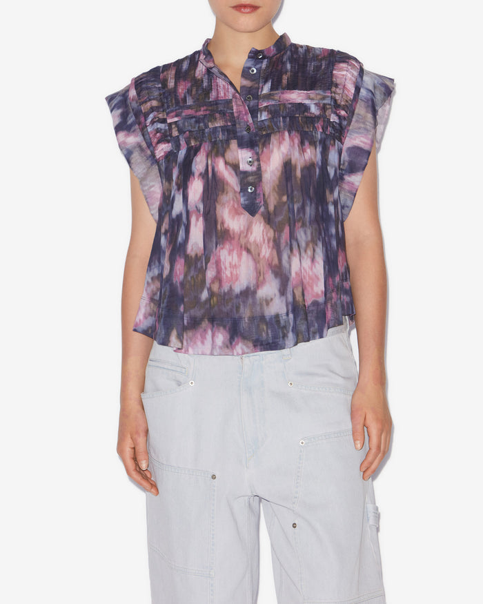 Isabel Marant HAUT LEAZA Femme Violet-lilas