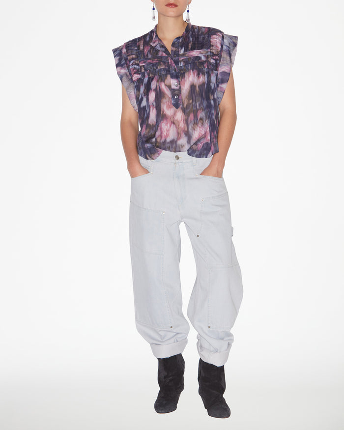 isabel marant HAUT LEAZA Femme violet-lilas