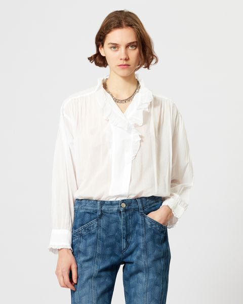Isabel Marant Haut Pamias Femme Blanc
