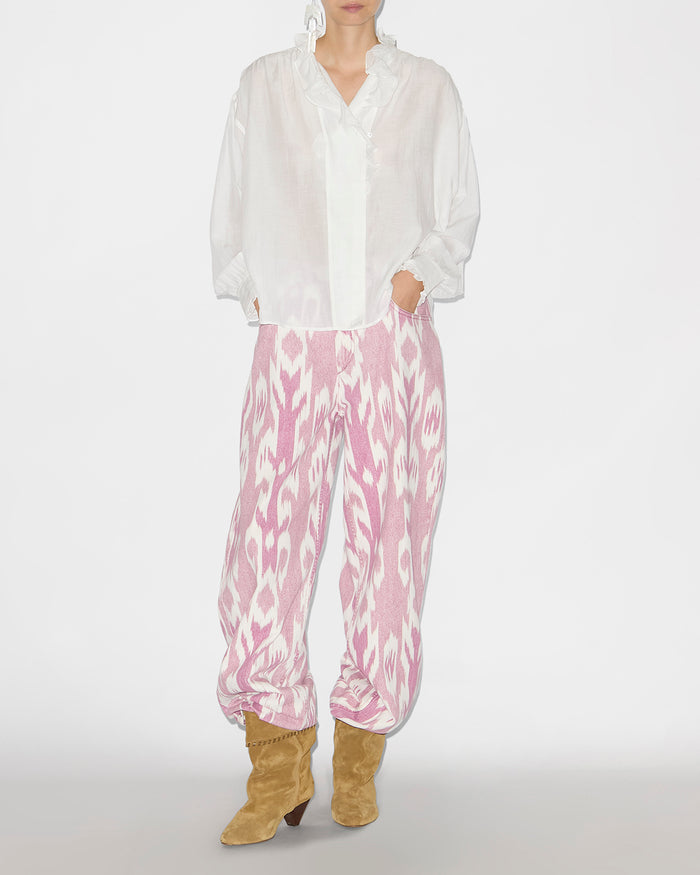 isabel marant HAUT PAMIAS Femme blanc