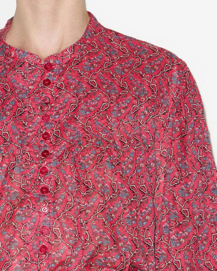 Isabel Marant Haut Salika Femme Cranberry