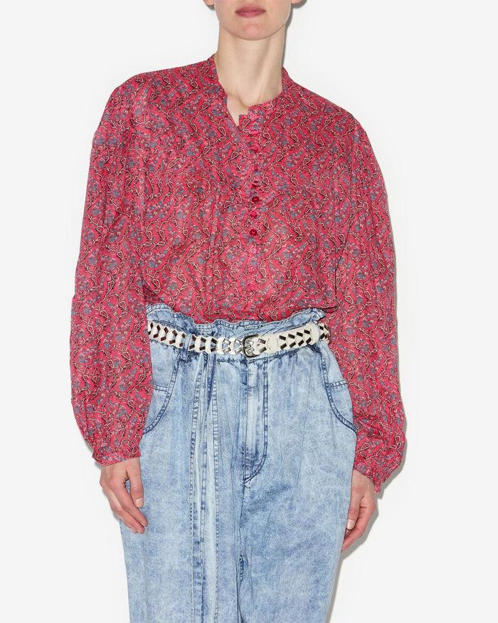 Isabel Marant Haut Salika Femme Cranberry