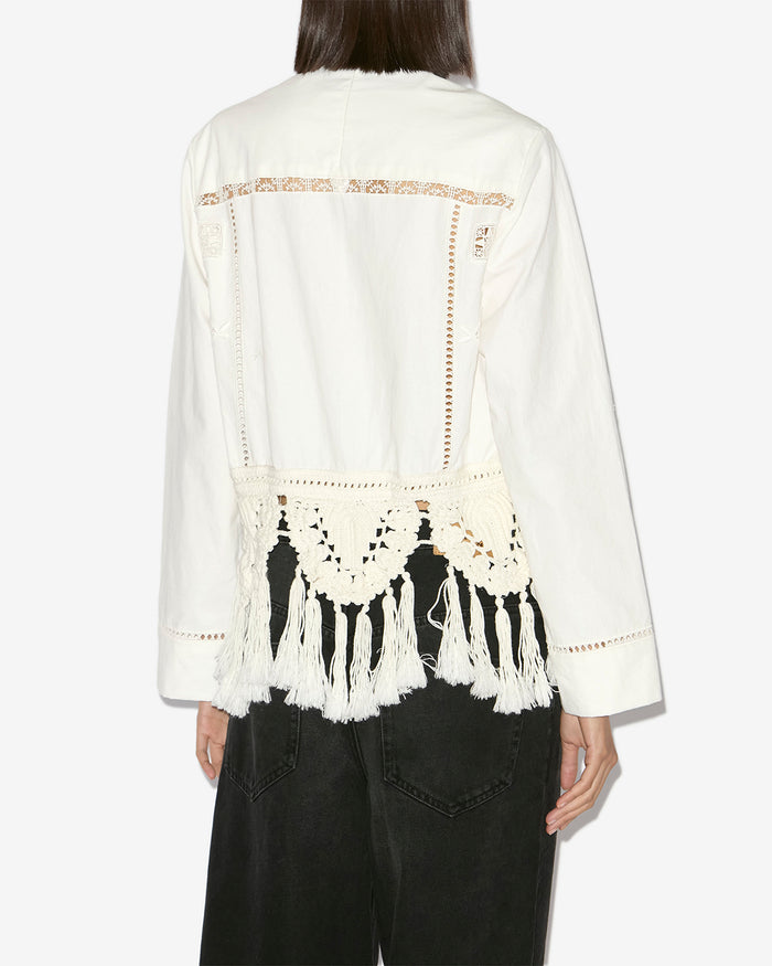 Isabel Marant HAUT SEVERINE Femme Blanc