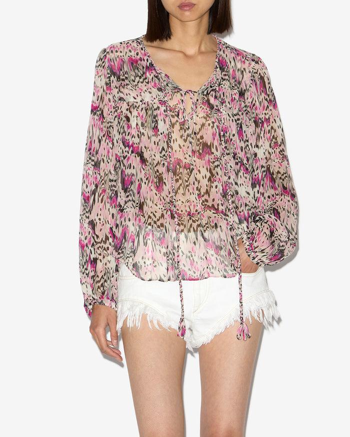 Isabel Marant HAUT / TOP AMETISSA Femme Rose