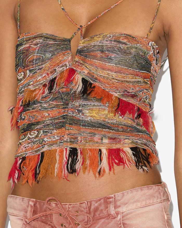 Isabel Marant HAUT / TOP DARLENE Femme Orange