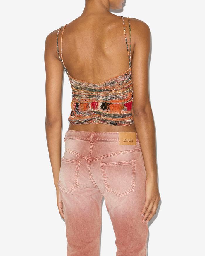 Isabel Marant HAUT / TOP DARLENE Femme Orange