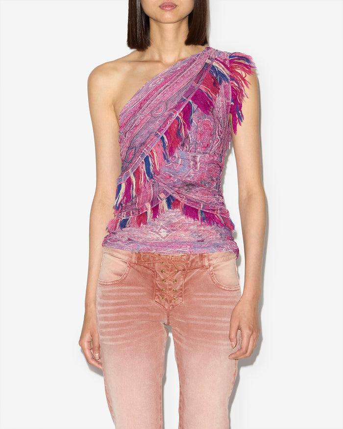 Isabel Marant HAUT / TOP DEVONA Femme Rose