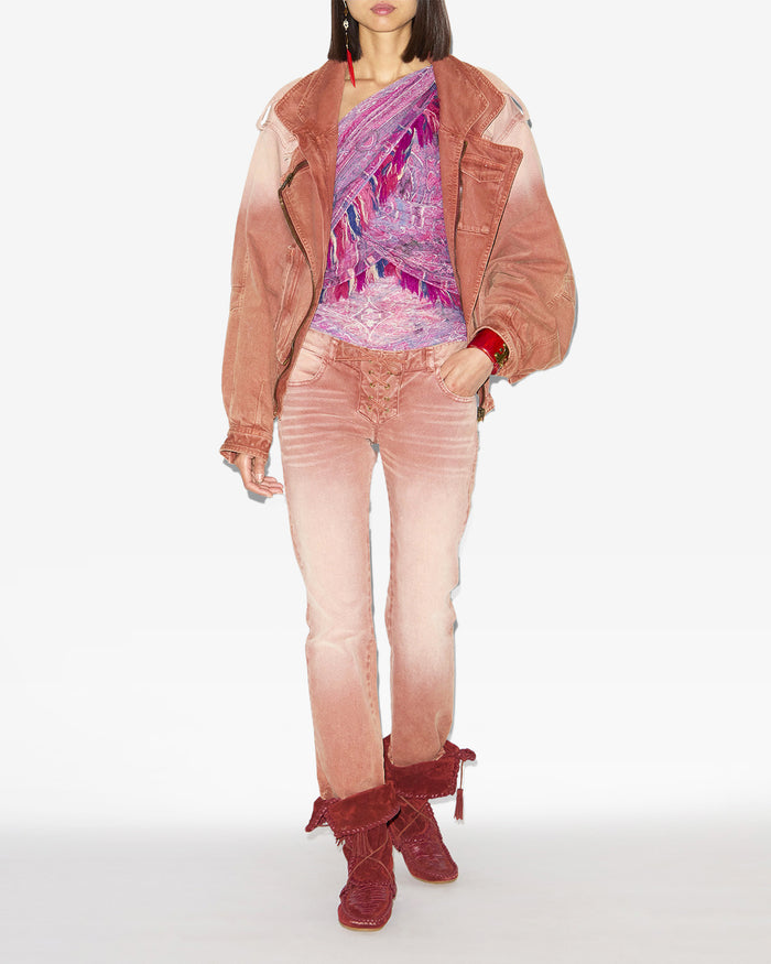 isabel marant HAUT / TOP DEVONA Femme rose